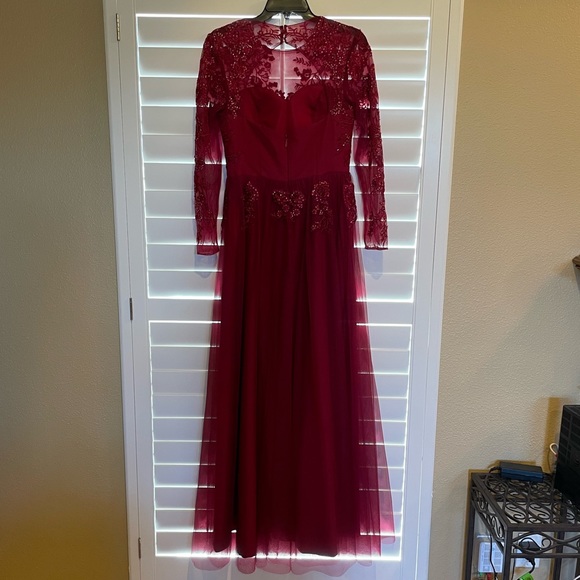 JJs House Dresses Burgundy Jjs House Bridesmaid Dress Poshmark